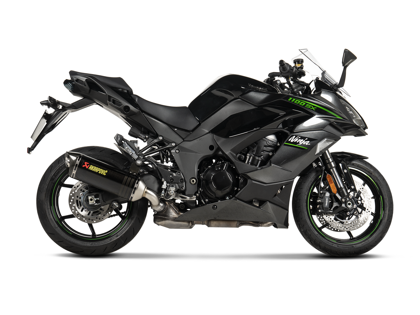 Akrapovič Uitlaat - Kawasaki Ninja 1000SX 2020-202 & meer - Slip-On Line (Carbon)