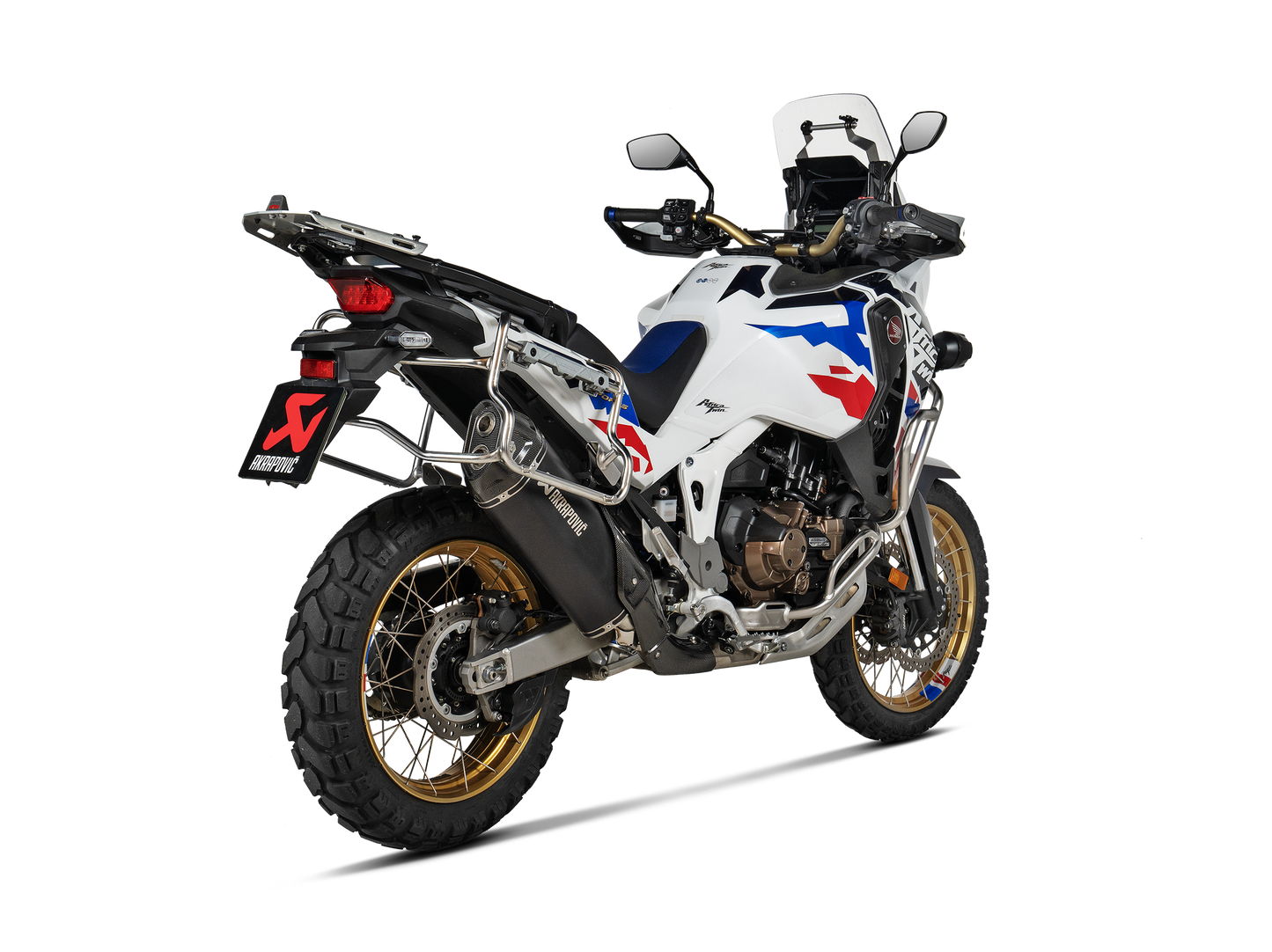 Akrapovič Uitlaat - Honda CRF1100L Africa Twin 202 & meer - Slip-On Line (Titanium)