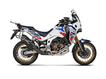 Akrapovič Uitlaat - Honda CRF1100L Africa Twin 2024-2026 | CRF1100L Africa Twin Adventure Sports 2024-2026 - Slip-On Line (Titanium) - Motor Accessoires