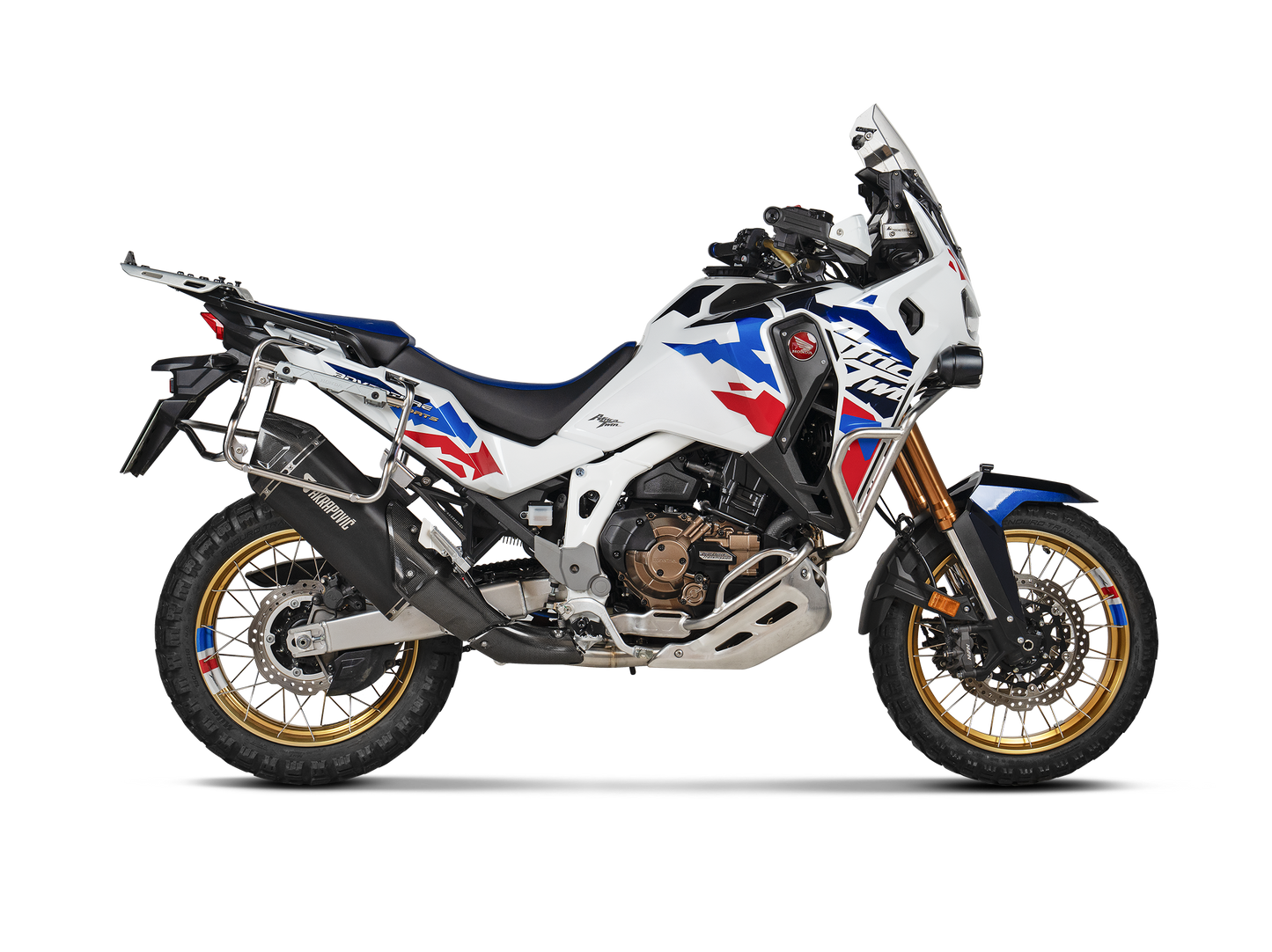 Akrapovič Uitlaat - Honda CRF1100L Africa Twin 202 & meer - Slip-On Line (Titanium)