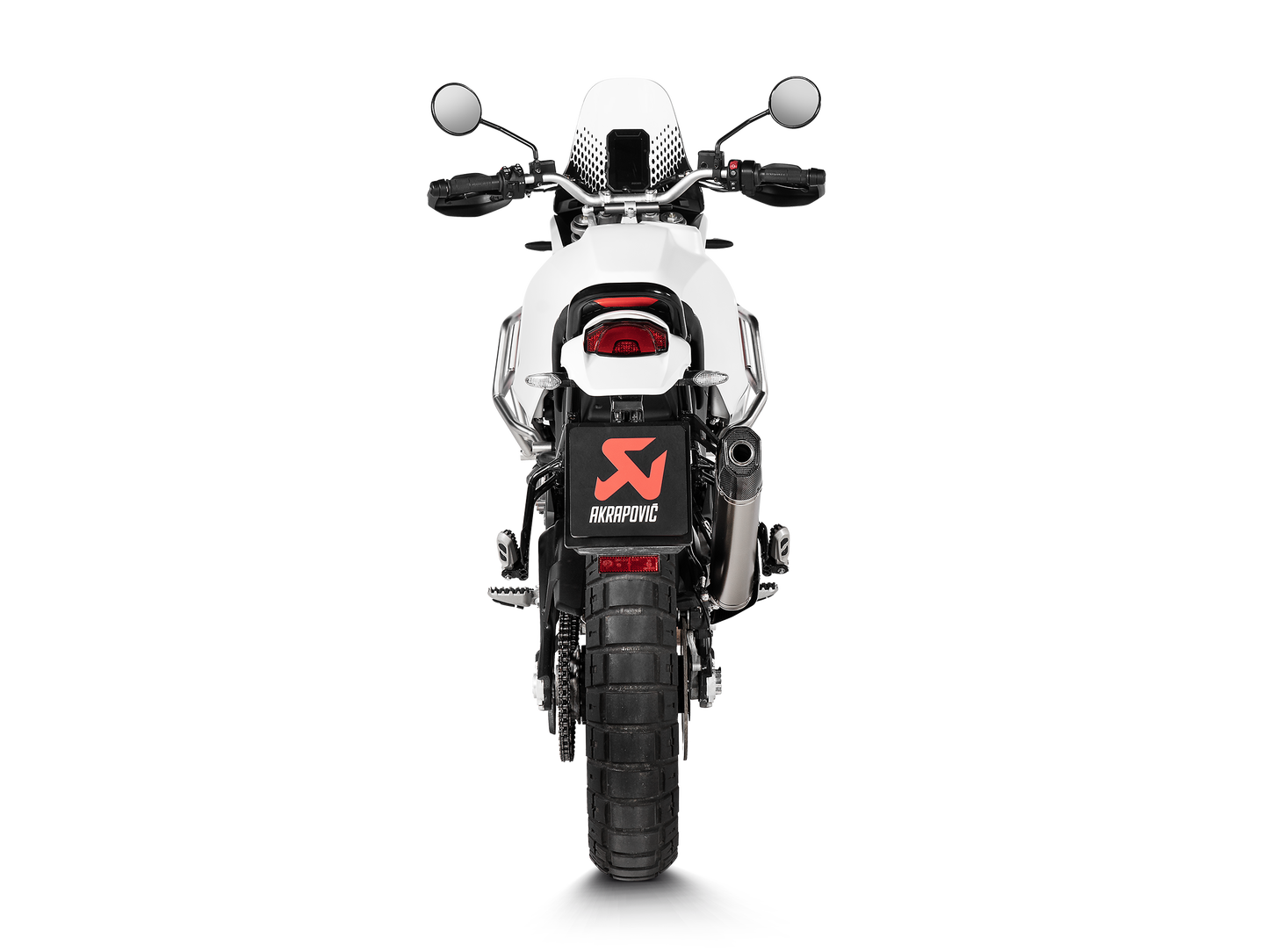 Akrapovič Uitlaat - Ducati DesertX 2022-2024 - Slip-On Line (Titanium) - Motor Accessoires