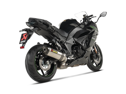 Akrapovič Uitlaat - Kawasaki Ninja 1000SX 2020-202 & meer - Slip-On Line (Titanium)