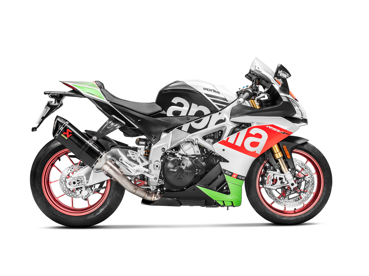 Optionele Akrapovič Uitlaat Accessoires - Aprilia RSV4 2015-2026 | TUONO V4 2017-2026 - Muffler bracket (Carbon) - Motor Accessoires