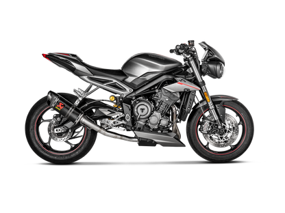 Akrapovič Uitlaat - Triumph Street Triple / Daytona 765 S / R / RS 2017-2019 - Slip-On Line (Carbon) - Motor Accessoires