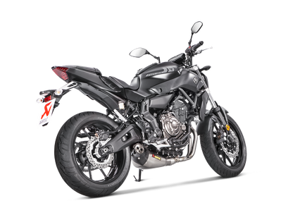 Akrapovič Uitlaat - Yamaha MT-07/FZ-07 2014-2020 | TRACER 700 / GT 2016-2019 | XSR 700 / XTribute 2016-2020 - Racing Line (Titanium) MT-07 - Motor Accessoires