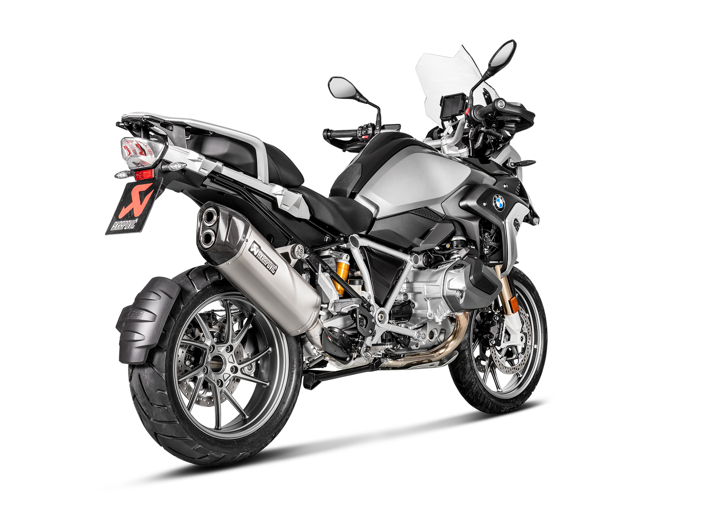 Akrapovič Uitlaat - BMW R 1250 GS / ADVENTURE 2019-2023 - Slip-On Line (Titanium) - Motor Accessoires