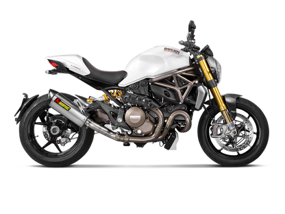 Optionele Akrapovič Uitlaat Accessoires - Ducati Monster 1200 R 2017-2020 | Monster 1200/1200S 2014-2016 | Monster 1200/1200S 2017-2020 | Monster 821 2014-2020 - Link Pipe (Titanium) - Motor Accessoires