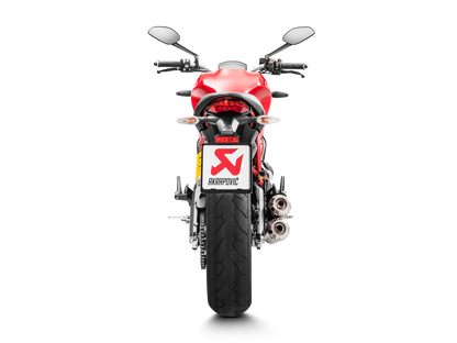 Akrapovič Uitlaat - Ducati Monster 797/797+/659 2017-2020 | Scrambler Café Racer 2017-2020 | Scrambler Icon/Urban Enduro/Classic/Full Throttle 2015-2020 - Slip-On Line (Titanium) - Motor Accessoires