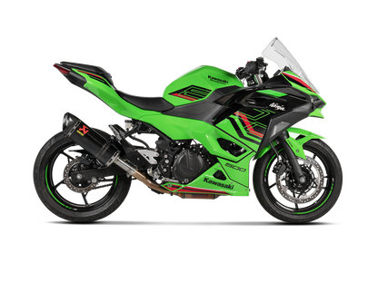 Akrapovič Uitlaat - Kawasaki Ninja 400 2018-2026 | Ninja 500 / Z500 2024-2026 | Z400 2019-2026 - Slip-On Line (Carbon) - Motor Accessoires