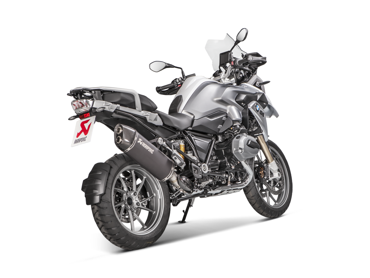 Akrapovič Uitlaat - BMW R 1200 GS 2013-2018 | R 1200 GS ADVENTURE 2014-2018 - Slip-On Line (Titanium) - Motor Accessoires