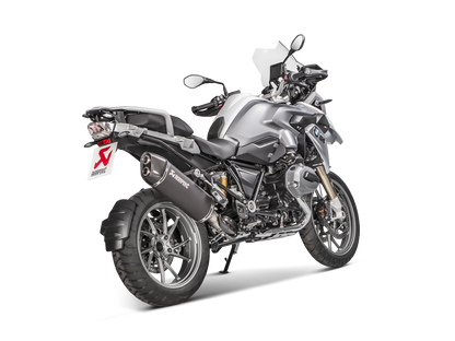 Akrapovič Uitlaat - BMW R 1200 GS 2013-2018 | R 1200 GS ADVENTURE 2014-2018 - Slip-On Line (Titanium) - Motor Accessoires