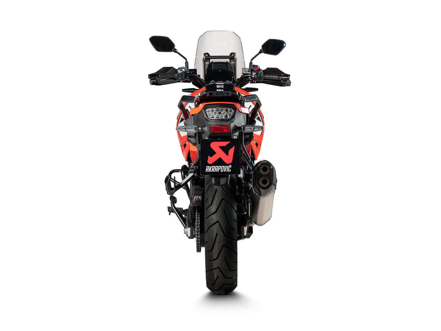 Akrapovič Uitlaat - Suzuki V-STROM 1000 2014-2019 & meer - Slip-On Line (Titanium)
