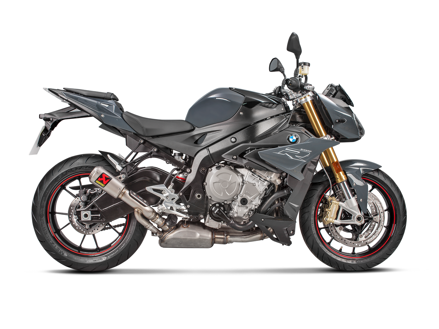 Akrapovič Uitlaat - BMW S 1000 R / M 1000 R 2017-2020 - Slip-On Line (Titanium) - Motor Accessoires