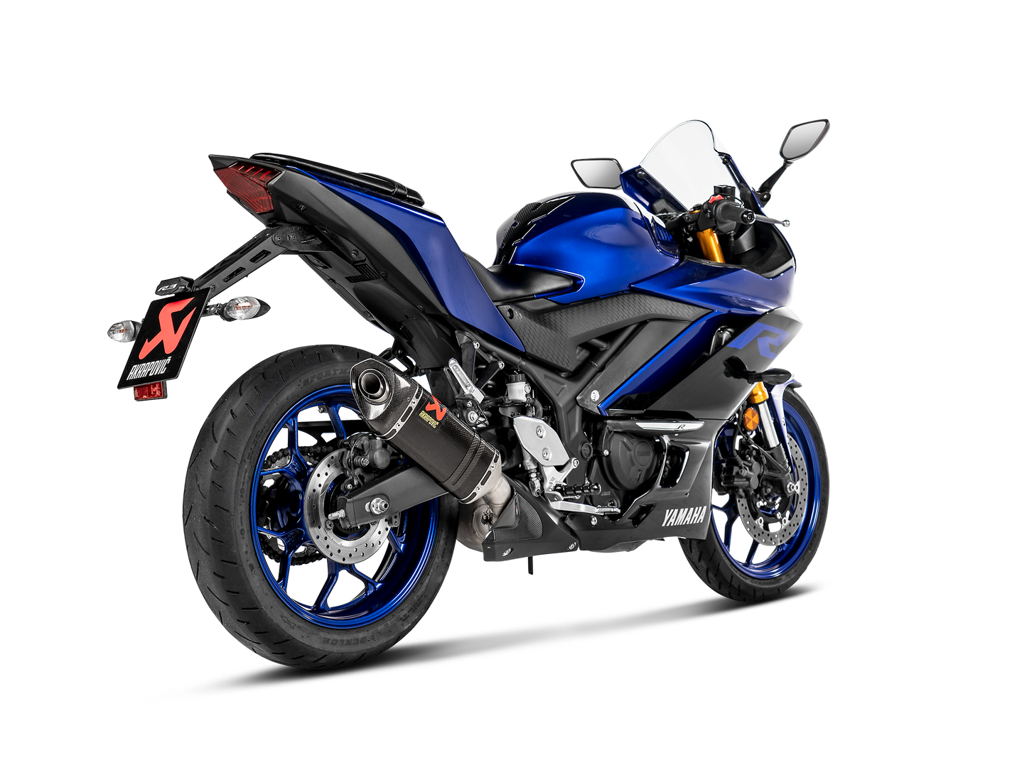 Optionele Akrapovič Uitlaat Accessoires - Yamaha R3 2015-2021 | YZF-R25 2014-2021 - Heat Shield (Carbon) - Motor Accessoires