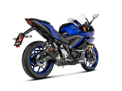 Optionele Akrapovič Uitlaat Accessoires - Yamaha R3 2015-2021 | YZF-R25 2014-2021 - Heat Shield (Carbon) - Motor Accessoires