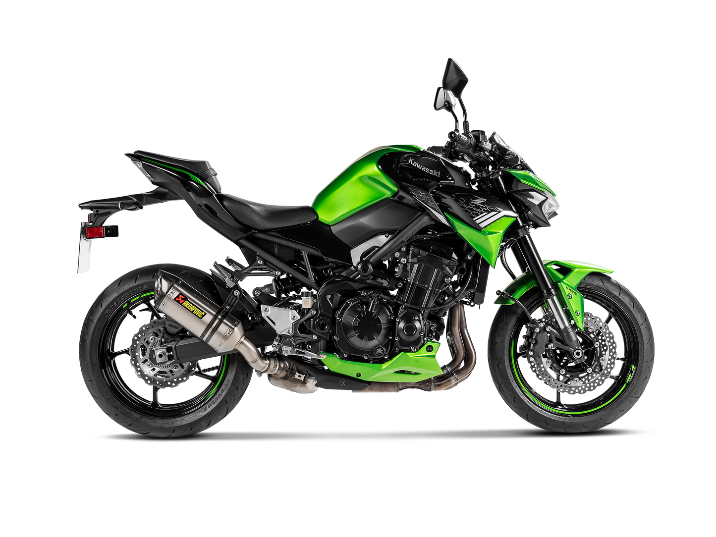 Akrapovič Uitlaat - Kawasaki Z900 2020-2024 - Slip-On Line (Titanium)