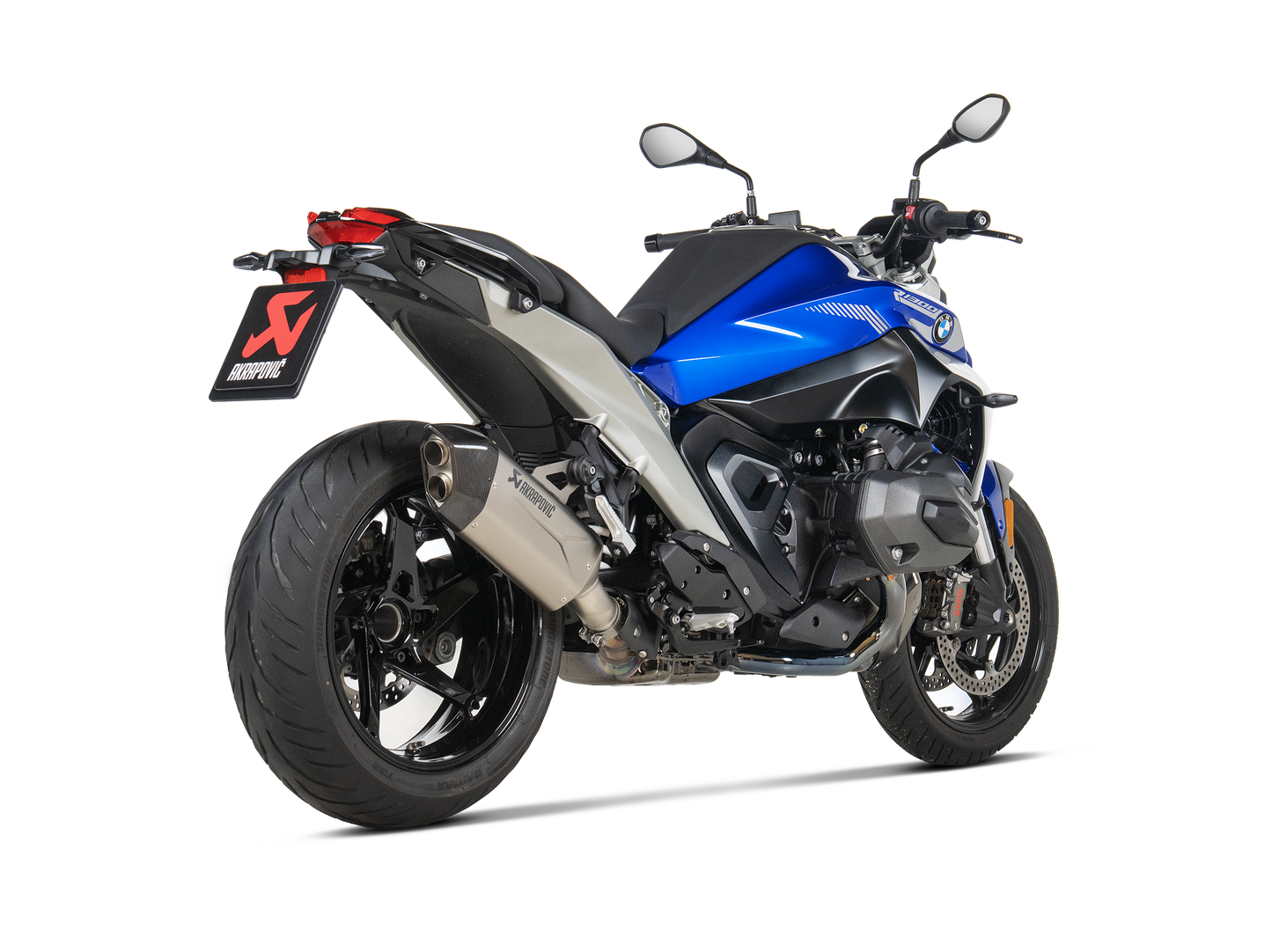 Akrapovič Uitlaat - BMW R 1300 GS / ADVENTURE 2024-2026 | R 1300 R / RS 2025-2026 - Slip-On Line (Titanium) - Motor Accessoires
