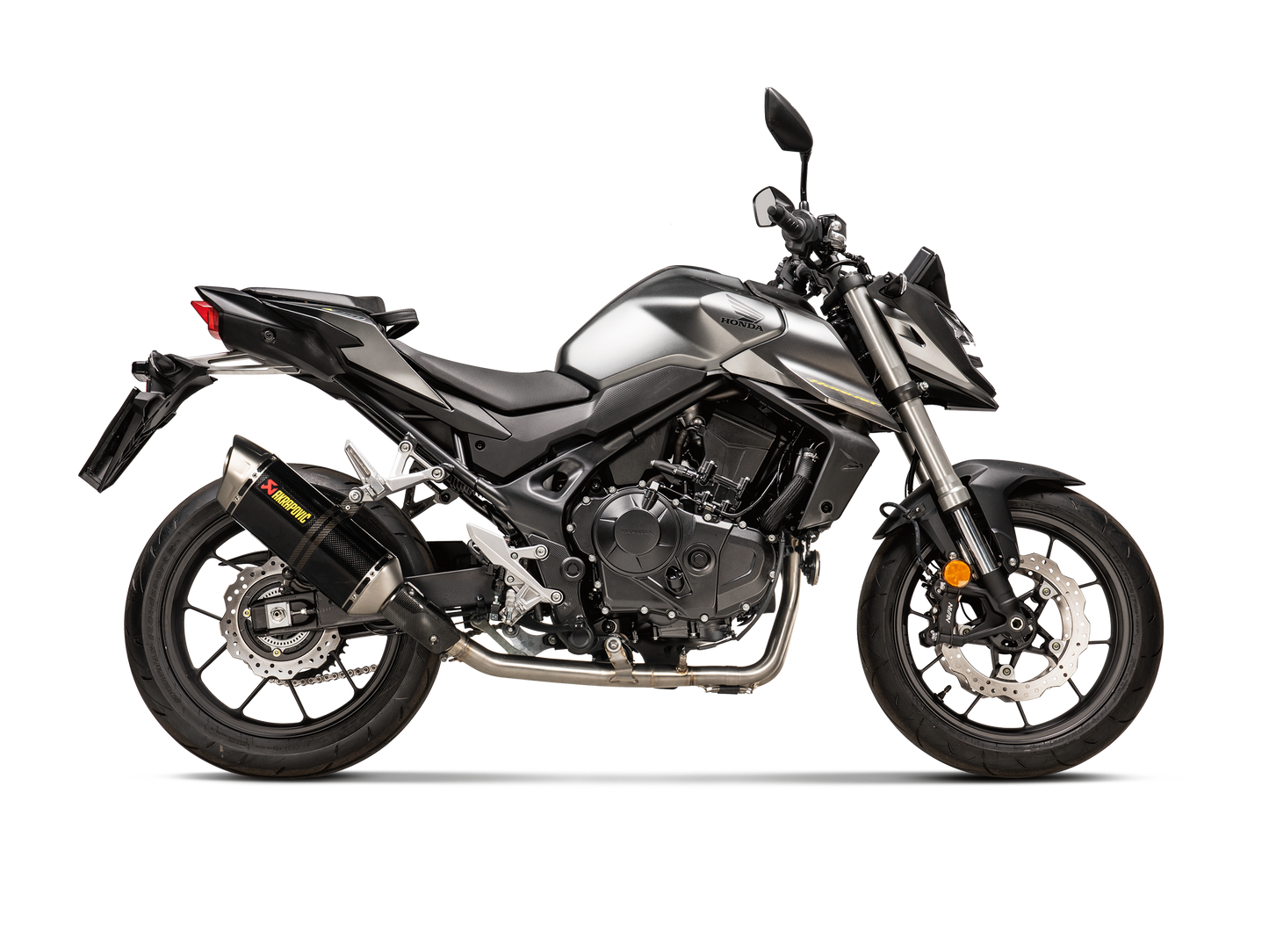 Optionele Akrapovič Uitlaat Accessoires - Honda CB750 Hornet 2023-2026 - Heat Shield (Carbon) - Motor Accessoires