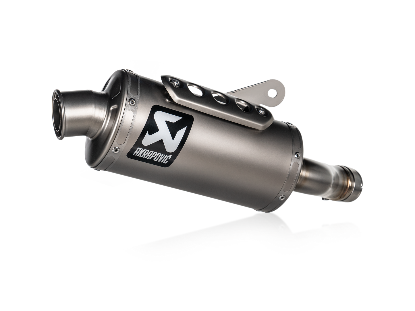 Akrapovič Uitlaat - Triumph Scrambler 400 X 2023-2 & meer - Slip-On Line (Titanium)