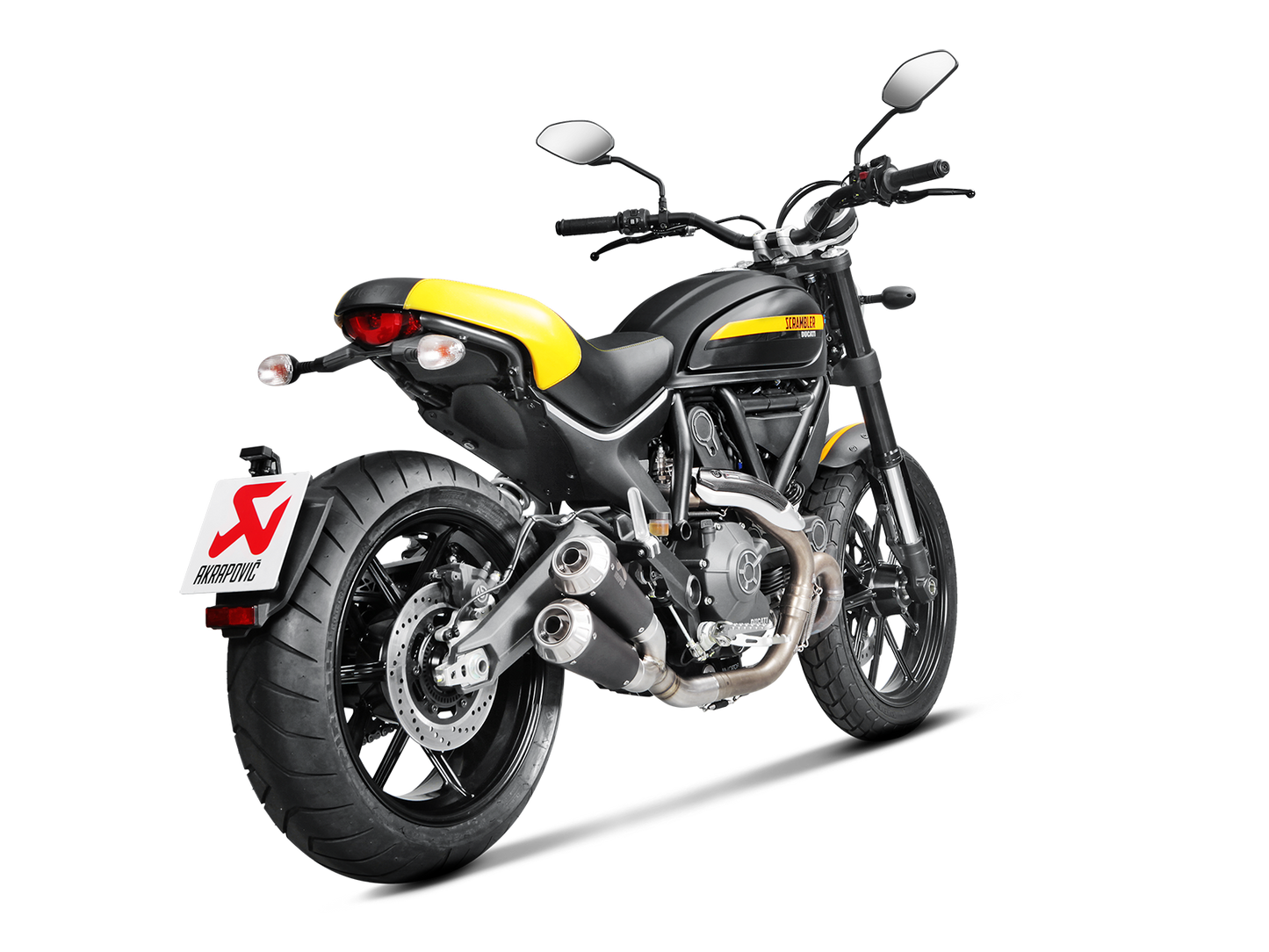 Akrapovič Uitlaat - Ducati Monster 797/797+/659 20 & meer - Slip-On Line (Titanium)