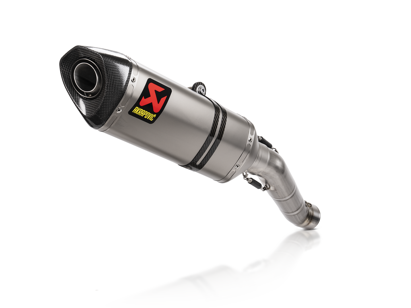 Akrapovič Uitlaat - Aprilia RSV4 2021-2026 & meer - Slip-On Line (Titanium)