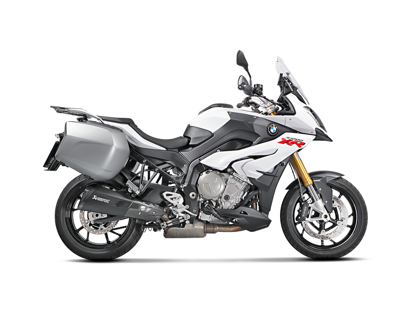 Akrapovič Uitlaat - BMW S 1000 XR / M 1000 XR 2015-2016 - Slip-On Line (Titanium) - Motor Accessoires