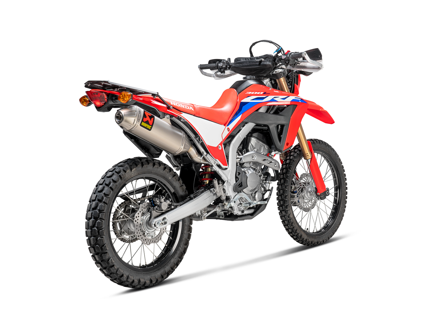 Akrapovič Uitlaat - Honda CRF300L / Rally 2021-2026 - Slip-On Line (Titanium) - Motor Accessoires