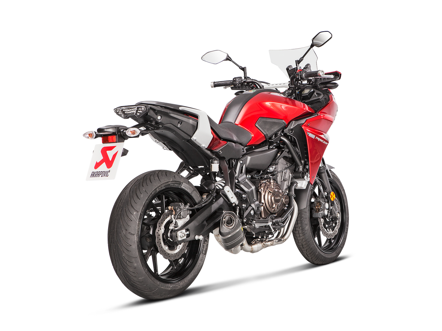 Akrapovič Uitlaat - Yamaha MT-07/FZ-07 2014-2026 | Tracer 7 / GT 2020-2026 | XSR 700 / XTribute 2016-2026 - Racing Line (Carbon) - Motor Accessoires