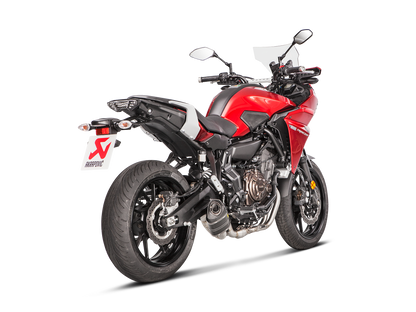 Akrapovič Uitlaat - Yamaha MT-07/FZ-07 2014-2026 | Tracer 7 / GT 2020-2026 | XSR 700 / XTribute 2016-2026 - Racing Line (Carbon) - Motor Accessoires