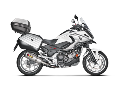 Akrapovic Uitlaat - Motor Accessoires - Honda NC700 / NC750X - 2012 t/m 2020 - Slip-On Line (Titanium)