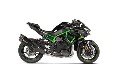 Akrapovič Uitlaat - Kawasaki Z H2 2020-2024 - Slip-On Line (Titanium) - Motor Accessoires