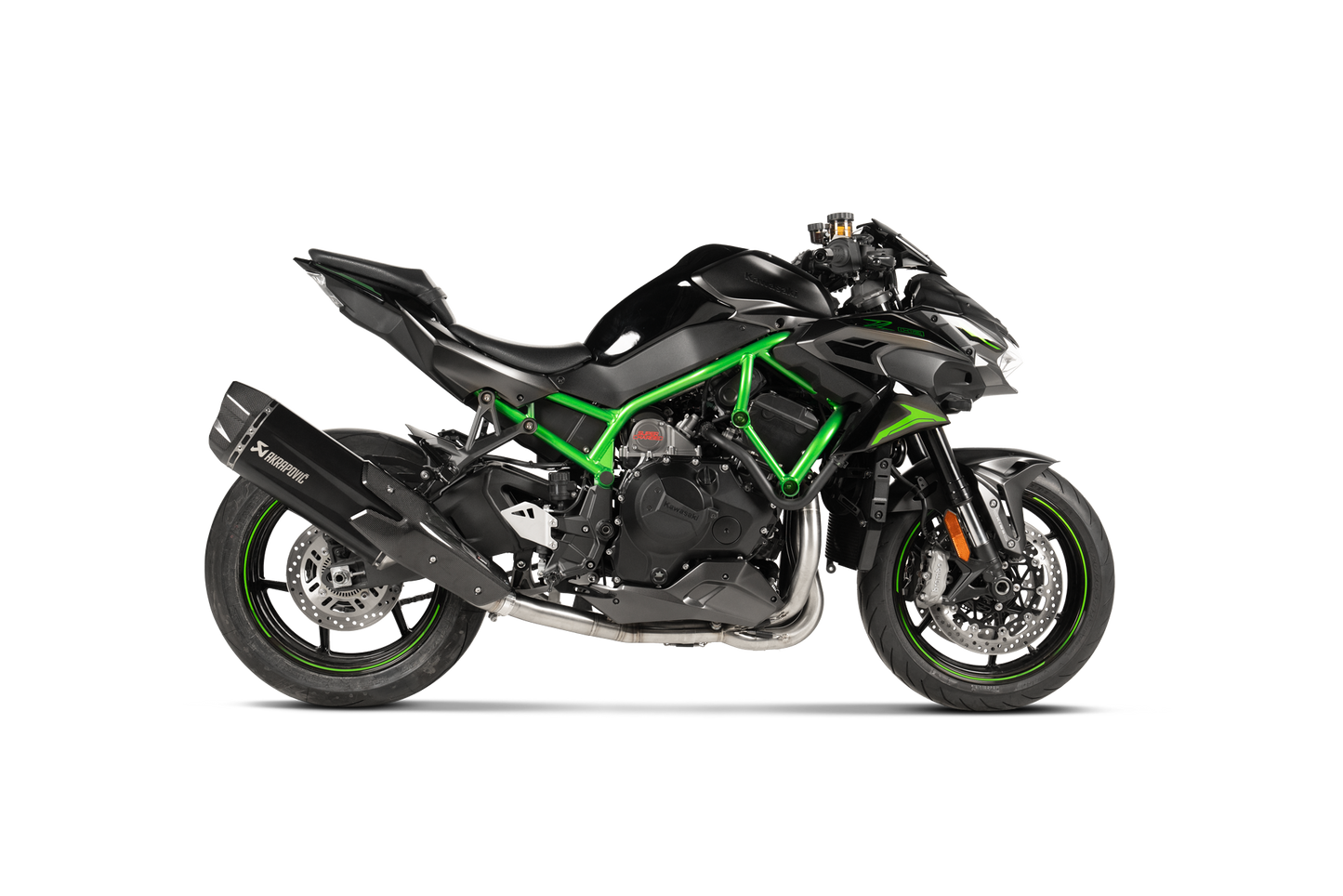 Akrapovič Uitlaat - Kawasaki Z H2 2020-2024 - Slip-On Line (Titanium)