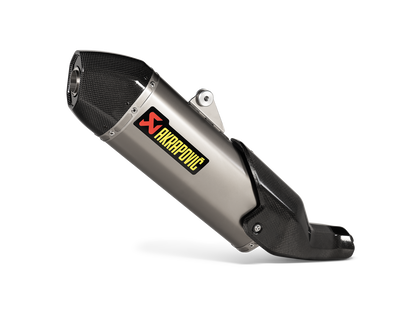 Akrapovič Uitlaat - Ducati DesertX 2022-2024 - Slip-On Line (Titanium) - Motor Accessoires