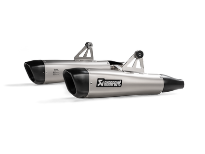 Akrapovič Uitlaat - Triumph Bonneville T100 2017-2020 | Bonneville T120 2016-2020 - Slip-On Line (Titanium) - Motor Accessoires