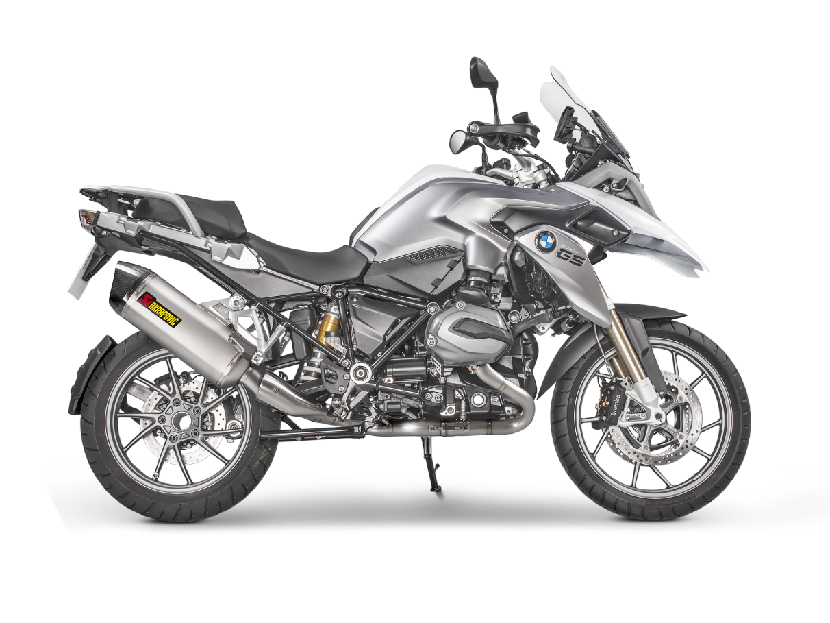 Akrapovič Uitlaat Voorbocht - BMW R 1200 GS 2013-2018 | R 1200 GS ADVENTURE 2014-2018 - Optional Header (Titanium) - Motor Accessoires