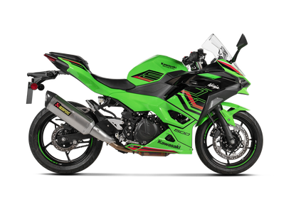 Akrapovič Uitlaat - Kawasaki Ninja 500 / Z500 2024-2026 - Slip-On Line (Titanium) - Motor Accessoires