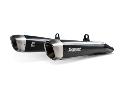 Akrapovič Uitlaat - Triumph Street Twin 2016-2020 - Slip-On Line (Titanium) - Motor Accessoires