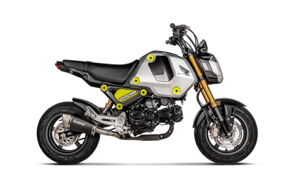Akrapovič Uitlaat - Honda MSX125 / Grom 2021-2026 - Slip-On Line (Titanium) - Motor Accessoires