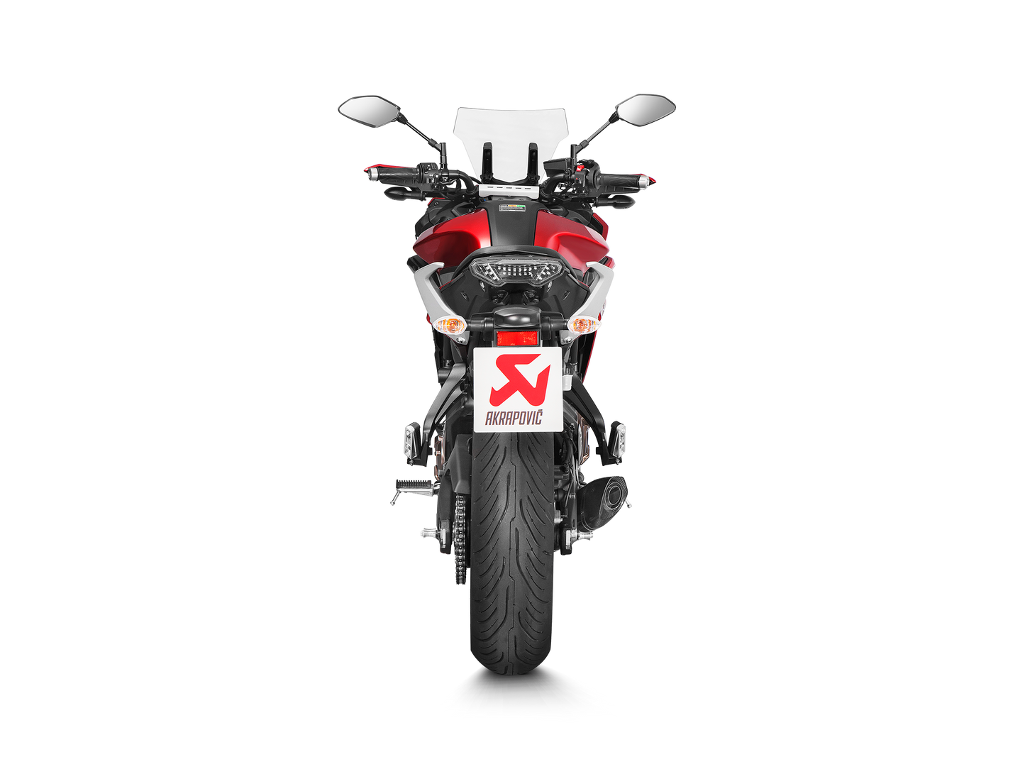 Akrapovič Uitlaat - Yamaha MT-07/FZ-07 2014-2026 & meer - Racing Line (Carbon)