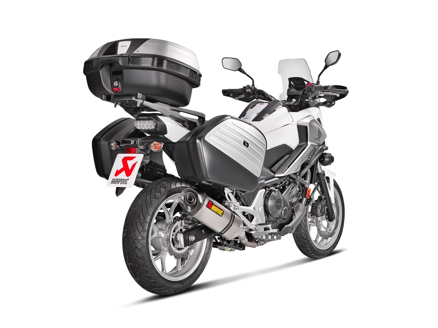 Akrapovič Uitlaat - Honda Integra 2012-2020 | NC700 / NC750S 2012-2020 | NC700/ NC750X 2012-2020 - Slip-On Line (Titanium) Integra - Motor Accessoires