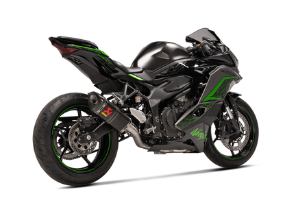 Akrapovič Uitlaat - Kawasaki Ninja ZX-25R 2020-2026 | Ninja ZX-4R 2023-2026 - Racing Line (Carbon) - Motor Accessoires