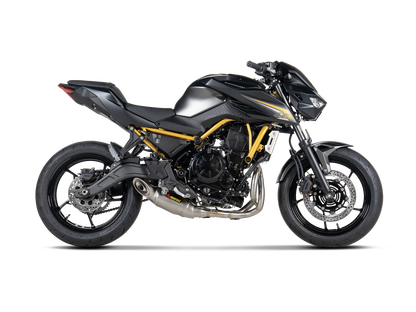 Akrapovič Uitlaat - Kawasaki Ninja 650 2017-2026 | Z650 2017-2026 - Racing Line (Titanium) - Motor Accessoires