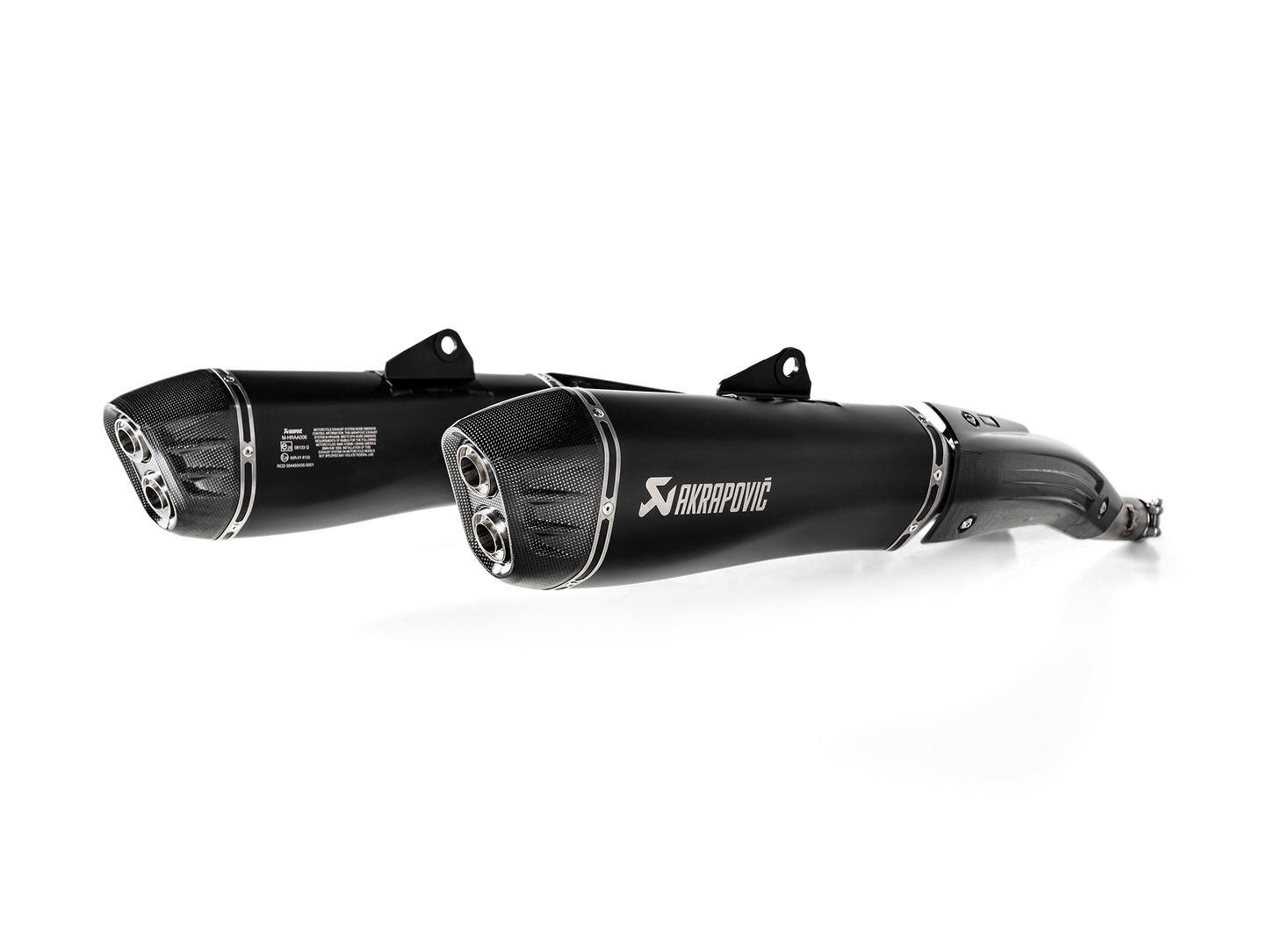 Akrapovič Uitlaat - BMW K 1600 B / Grand America 2017-2020 - Slip-On Line (Titanium) - Motor Accessoires
