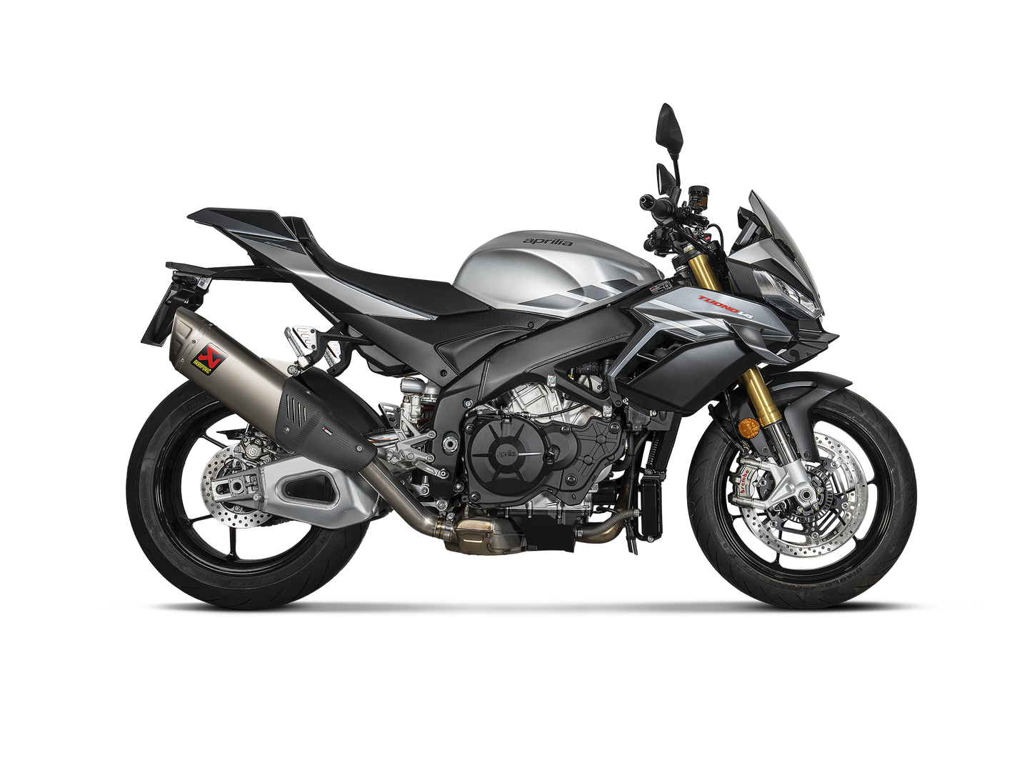 Akrapovič Uitlaat - Aprilia RSV4 2025-2026 & meer - Slip-On Line (Titanium)