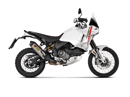 Akrapovič Uitlaat - Ducati DesertX 2022-2024 - Slip-On Line (Titanium)