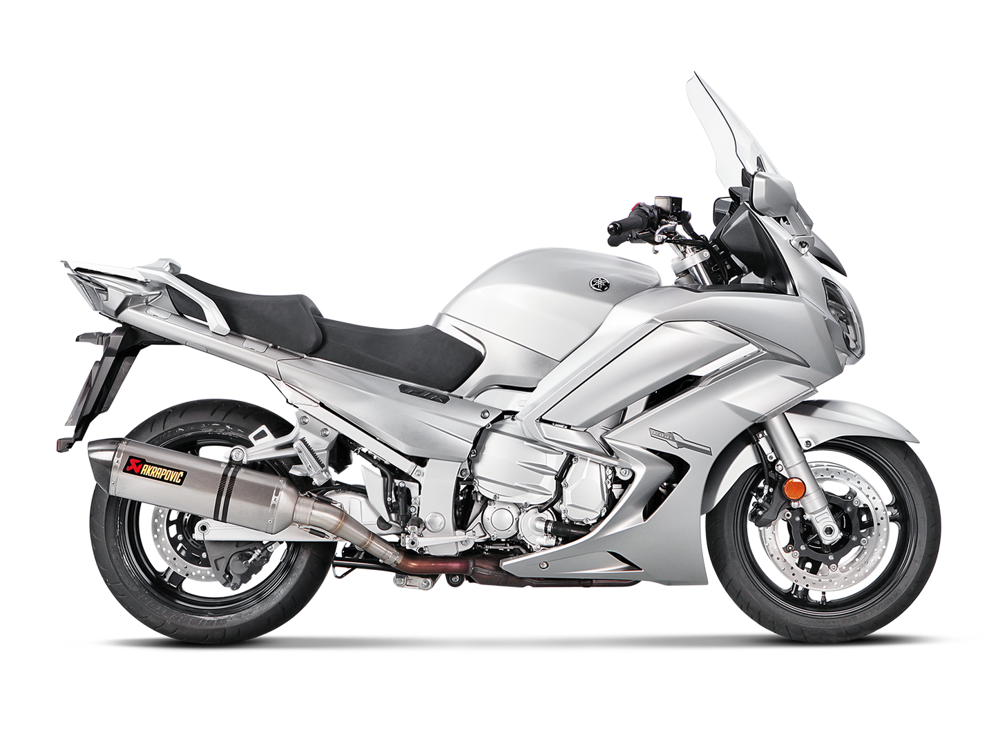 Akrapovič Uitlaat - Yamaha FJR 1300 2013-2020 - Slip-On Line (Titanium) - Motor Accessoires