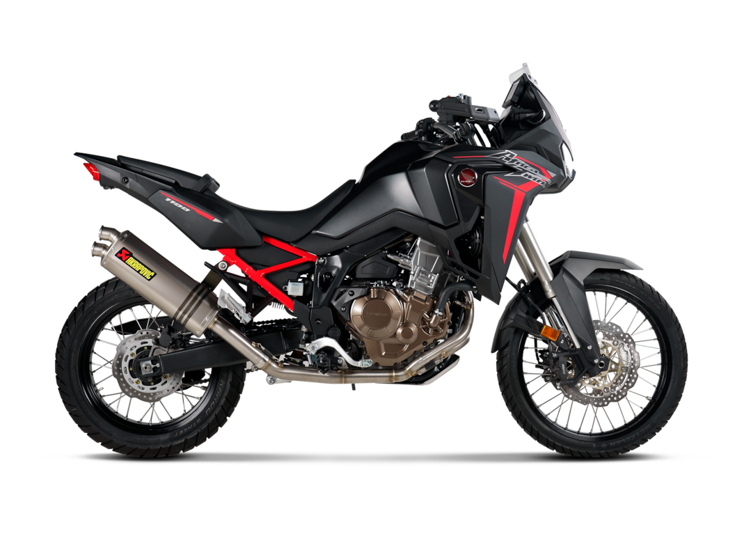 Akrapovic Uitlaat - Motor Accessoires - Honda CRF1100L Africa Twin - 2020 t/m 2026 - Racing Line (Titanium)