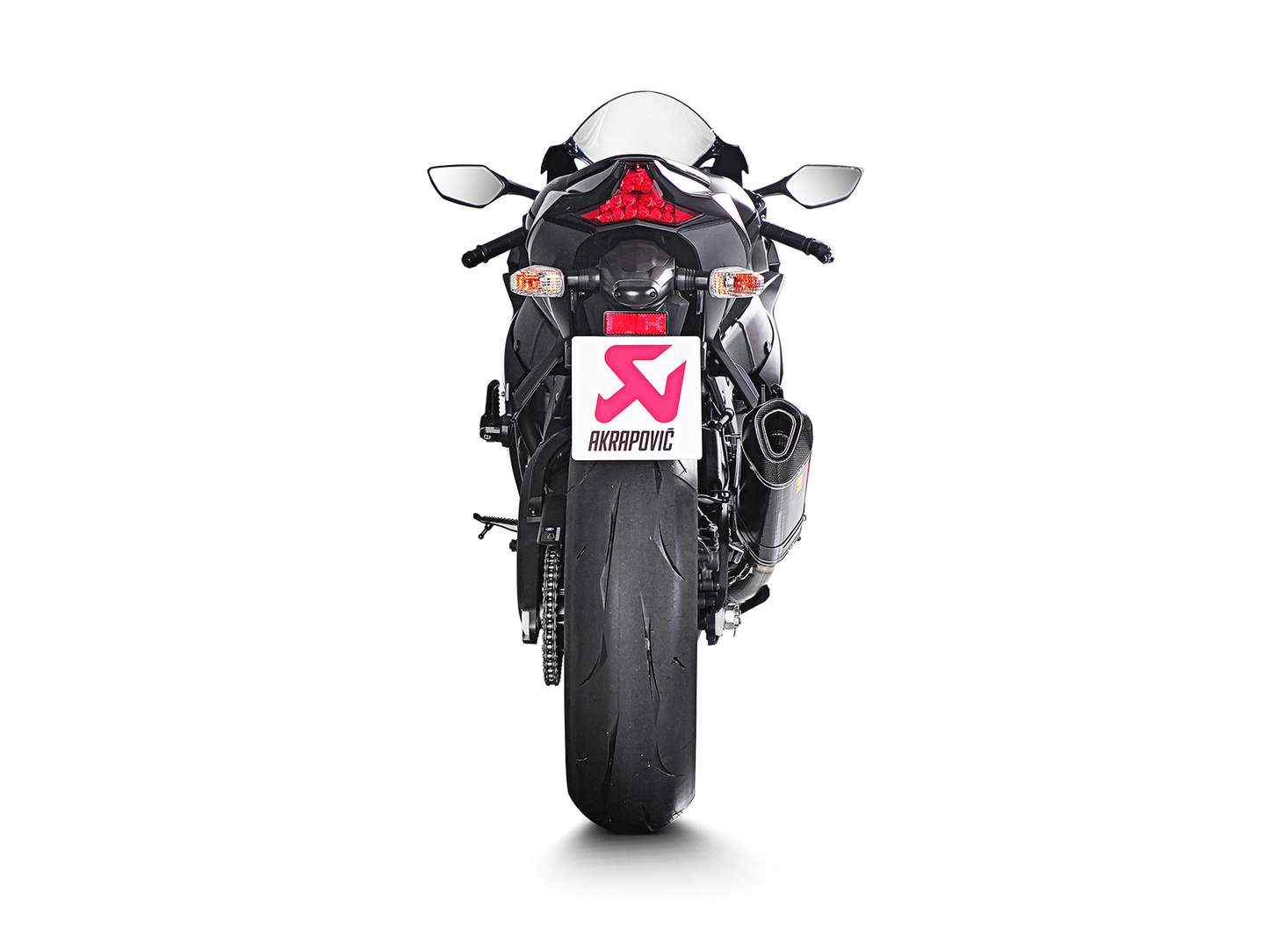 Akrapovič Uitlaat - Kawasaki Ninja ZX-10R 2016-2020 | Ninja ZX-10R SE 2018-2020 | Ninja ZX-10RR 2017-2020 - Slip-On Line (Carbon) - Motor Accessoires