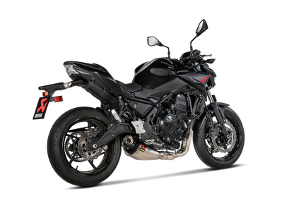 Akrapovič Uitlaat - Kawasaki Ninja 650 2021-2026 | Z650 2021-2026 - Racing Line (Titanium) - Motor Accessoires
