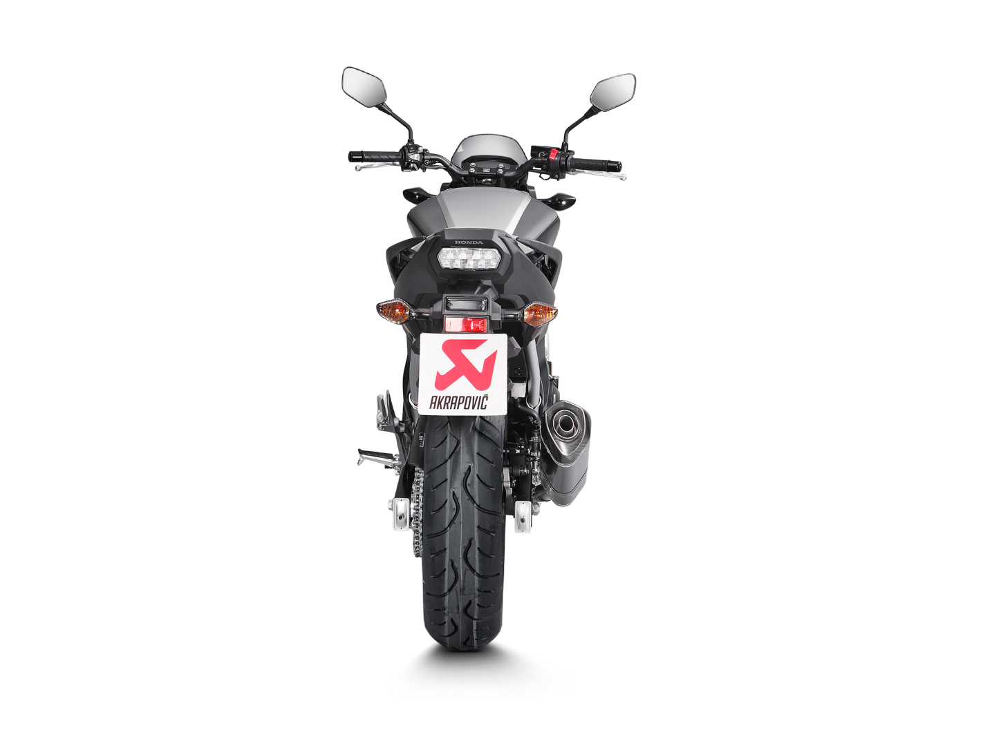Akrapovič Uitlaat - Honda Integra 2012-2020 | NC700 / NC750S 2012-2020 | NC700/ NC750X 2012-2020 - Slip-On Line (Carbon) Integra - Motor Accessoires